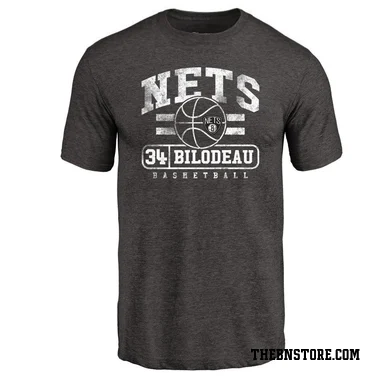 Black Men's Tyler Bilodeau Brooklyn Nets Baseline T-Shirt